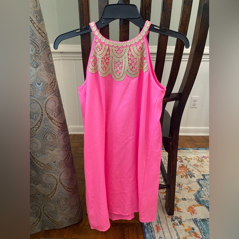 Pink lily Pulitzer dress.